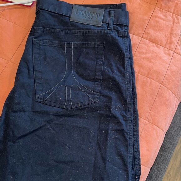 MOSCHINO Blue Jeans with Paint Men size 38 - Picture 11 of 11